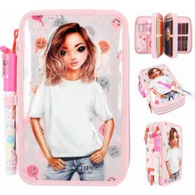 Top Model 3 Katlı Dolu Kalem Kutusu