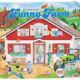Top Model Funy Farmcolorıng Boyama Kitabı