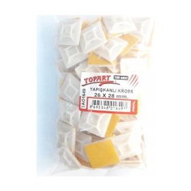 Topart 01649 28x28 mm 100 Adet Yapışkan Kroşe