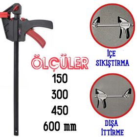 Topart TA90019 450 mm Hafif Tip Sürgü Mekanizmalı Kıskaç İşkence