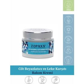 Topaxx Cilt Beyazlatıcı ve Leke Karşıtı 50 ml Krem