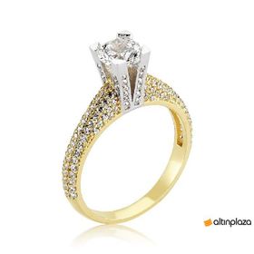 Topaz Pırlanta TKTPTYT0269 Pırlanta Tektaş Yüzük