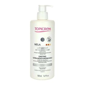 Topicream Mela Unifying Ultra Moisturizing Milk SPF15 Güneş Korumalı 500 ml Aydınlatıcı Vücut Sütü