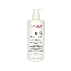 Topicream Mela Unifying Ultra Moisturizing Milk SPF15 Güneş Korumalı 500 ml Aydınlatıcı Vücut Sütü