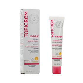 Topicrem Hydra+ SPF50 40 ml Açık Ton Aydınlatıcı Renkli Krem