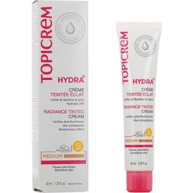 Topicrem Hydra+ SPF50 40 ml Orta Ton Aydınlatıcı Renkli Krem