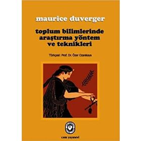 Toplum Bilimlerinde Araştırma Yöntem ve Teknikleri -Maurice Duverger - Cem Yayınevi