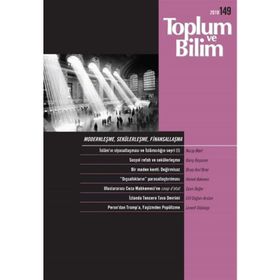 Toplum Ve Bilim Sayı:149 - Kolektif