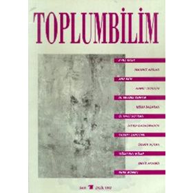 Toplumbilim Sayı: 1 - Kollektif