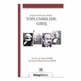 TOPLUMBILIME GIRIŞ - GENEL