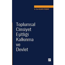 Toplumsal Cinsiyet Eşitliği Kalkınma ve Devlet - Esin Aslanpay Özdemir
