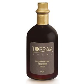 Toprak Doğal 300 gr Antalya Şekersiz Keçiboynuzu Pekmezi