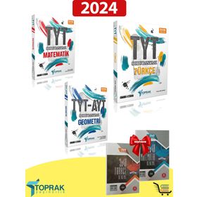 Toprak Yayıncılık TYT Matematik-Geometri-Türkçe Soru Bankası Seti