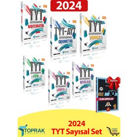 Toprak Yayıncılık - TYT Sayısal Soru Bankası Seti + Çıkmış Sorular Toplam 7 Eser