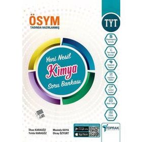 Toprak Yayınları TYT Kimya Yeni Nesil Soru Bankası