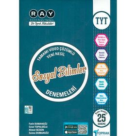Toprak Yayınları TYT Sosyal Bilimler Ray Konu Analizli 25 Deneme
