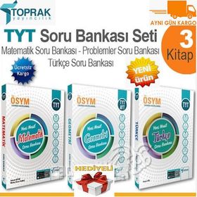 Toprak Yayınları YKS-TYT Soru Bankası Yeni Nesil Seti 3 Kitap - Kollektif