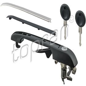 Topran 102878001 755 Golf Passat Ön Sol Dış Kapı Anahtarlı Açma Kolu
