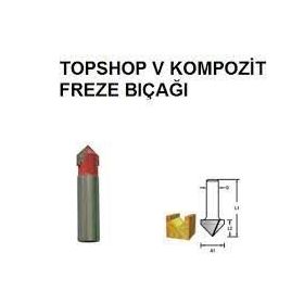 Topshop 14479 1''x12mm. Kompozit Freze Bıçağı