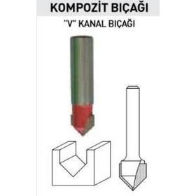Topshop 14479 1''x12mm. Kompozit Freze Bıçağı