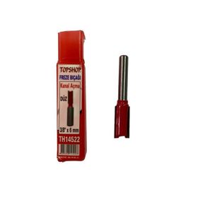 Topshop 14522 3/8''x6mm Düz Kanal Açma Freze Bıçağı