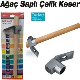 Topshop TH09127 Ağaç Saplı Çelik Keser