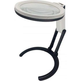 Toptan Bulurum Nikula 10 Ledli 2x5x120 mm Masaüstü Büyüteç