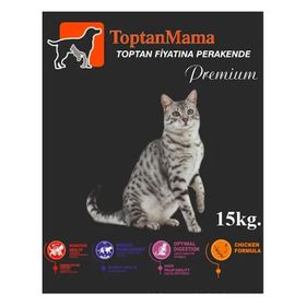 Toptan Mama Tavuklu 15 kg Yetişkin Kedi Maması