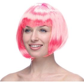 Toptanbulurum Pembe Renk Peruk Küt Saç