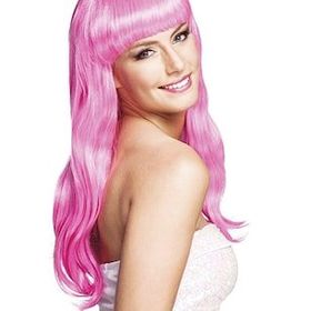 Toptanbulurum Soft Pembe Uzun Parti Peruğu