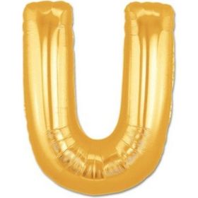 Toptanbulurum U Harf Folyo Altın 40 inç Balon