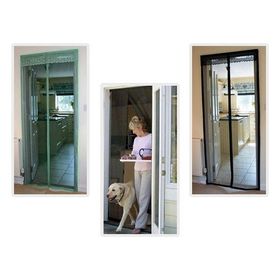Toptancı Kapında 90X210 Mıknatıslı Tül Kapı Sinekliği