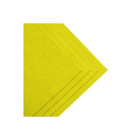 Toptankece Sarı Kalın Keçe 2 mm 100x100 cm Hobi Keçe