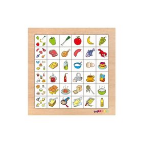 Toptoys CS-7022 Resimdekileri Bul - Yiyecekler Ahşap Puzzle