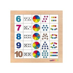 Toptoys Haydi Sayalım 6-10 Ahşap Puzzle
