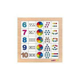 Toptoys Haydi Sayalım 6-10 Ahşap Puzzle
