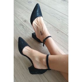 Topukla 036 610 Taşlı Platin Kadın Abiye Ayakkabı