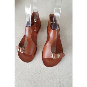 Topukla 2110 Kadın Hakiki Deri Bodrum Sandalet