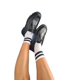 Topukla 27AN 2204 Footwear Siyah Deri Kışlık Deri Kadın Günlük Ayakkabı