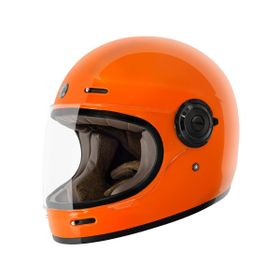 Torc T-1 Oranj Kapalı Motosiklet Kaskı