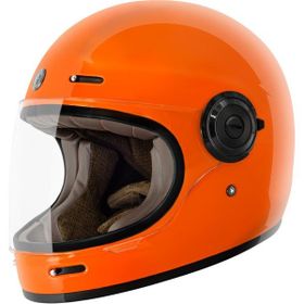 Torc T-1 Oranj Kapalı Motosiklet Kaskı