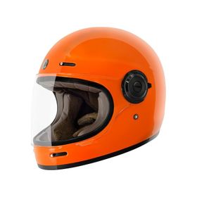 Torc T-1 Oranj Kapalı Motosiklet Kaskı