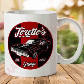 Torettos Garage Baskılı Kupa