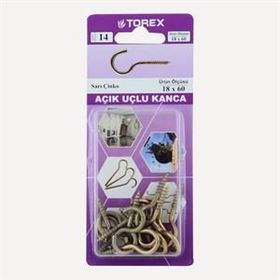 Torex 18x60 mm Açık Uçlu Kanca