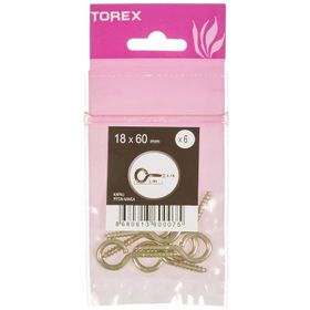 Torex 18x60 mm Kapalı Uçlu Kanca