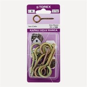 Torex 21x100 mm Kapalı Uçlu Kanca