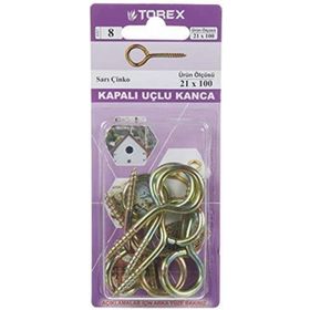 Torex 21x100 mm Kapalı Uçlu Kanca