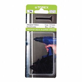 Torex 3.5X25 mm Matkap Uçlu Alçıpan Vidası