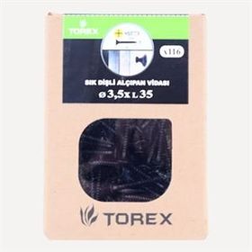 Torex 3.5x35 mm Siyah Sık Dişli Alçıpan Vidası