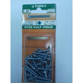 Torex 4x25 mm Rysb Kulp Vidası